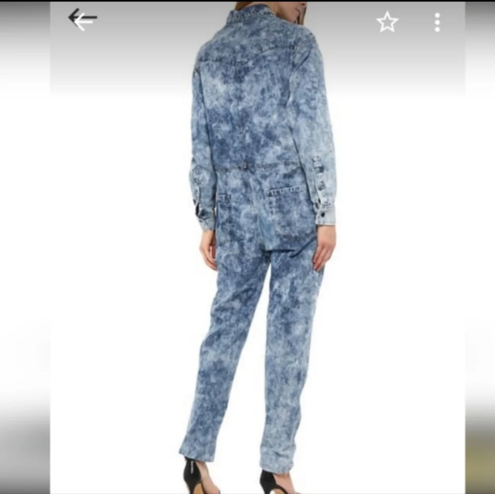 🥰 Isabel Marant Blue Denim Jumpsuit